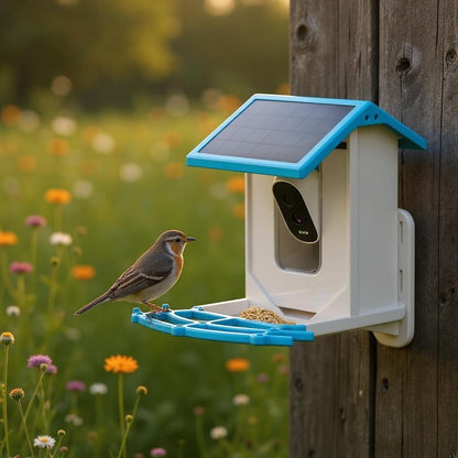 Smart Bird Feeder Camera – Watch & Identify Backyard Birds in Real Time