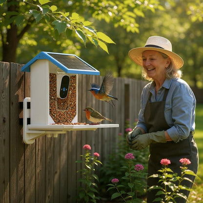 Smart Bird Feeder Camera – Watch & Identify Backyard Birds in Real Time